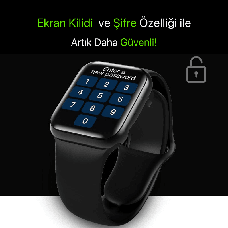 Watch 9 Mini Akıllı Saat (Valentine Edition) 