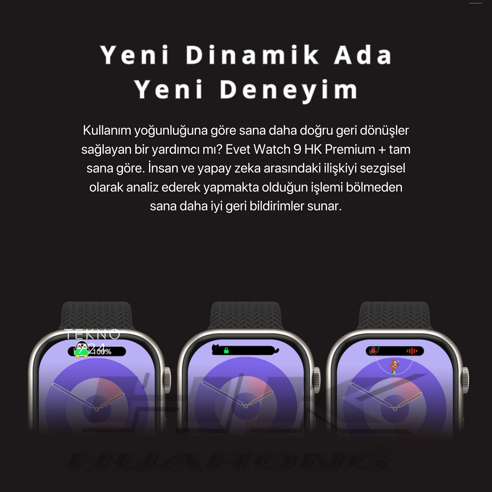 Watch 9 HK Premium+ Akıllı Saat