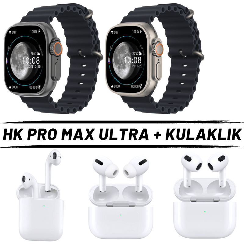 Watch HK Pro Max Ultra + Kulaklık