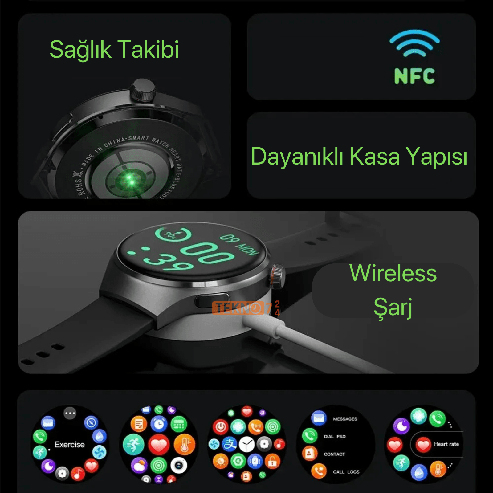 HX Watch 4 Pro Suit Akıllı Saat