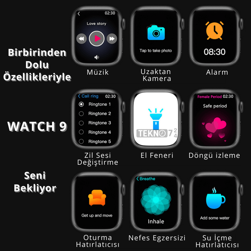 Watch 9 Pro Akıllı Saat