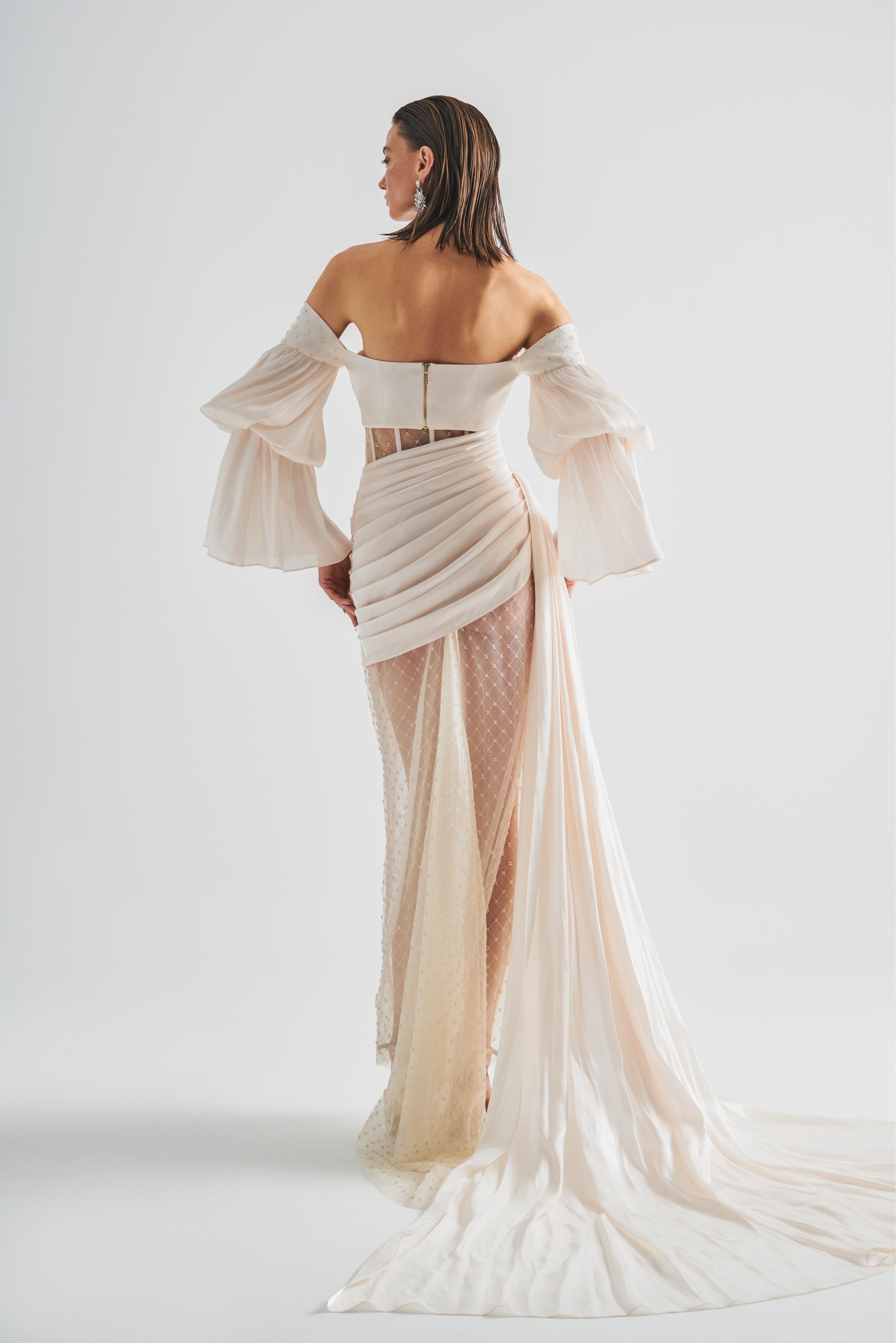 Draped Maxi Dress