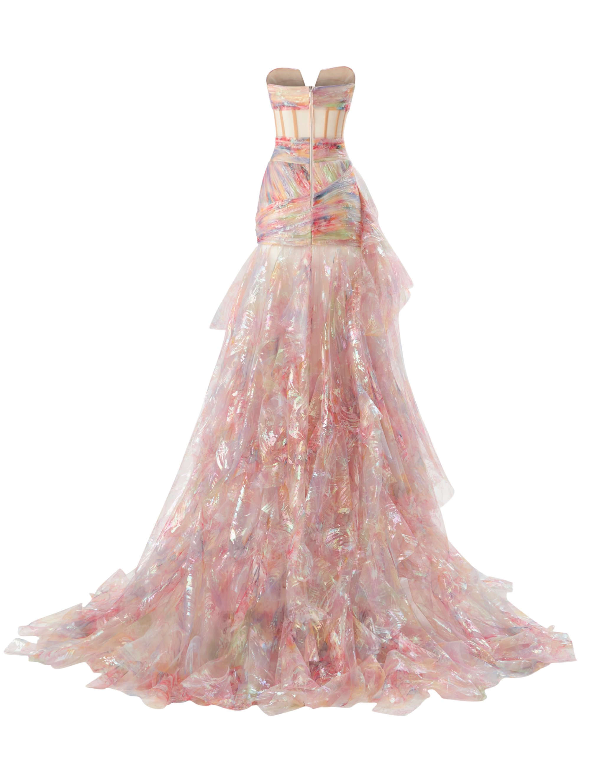 Strapless Bustier Gown