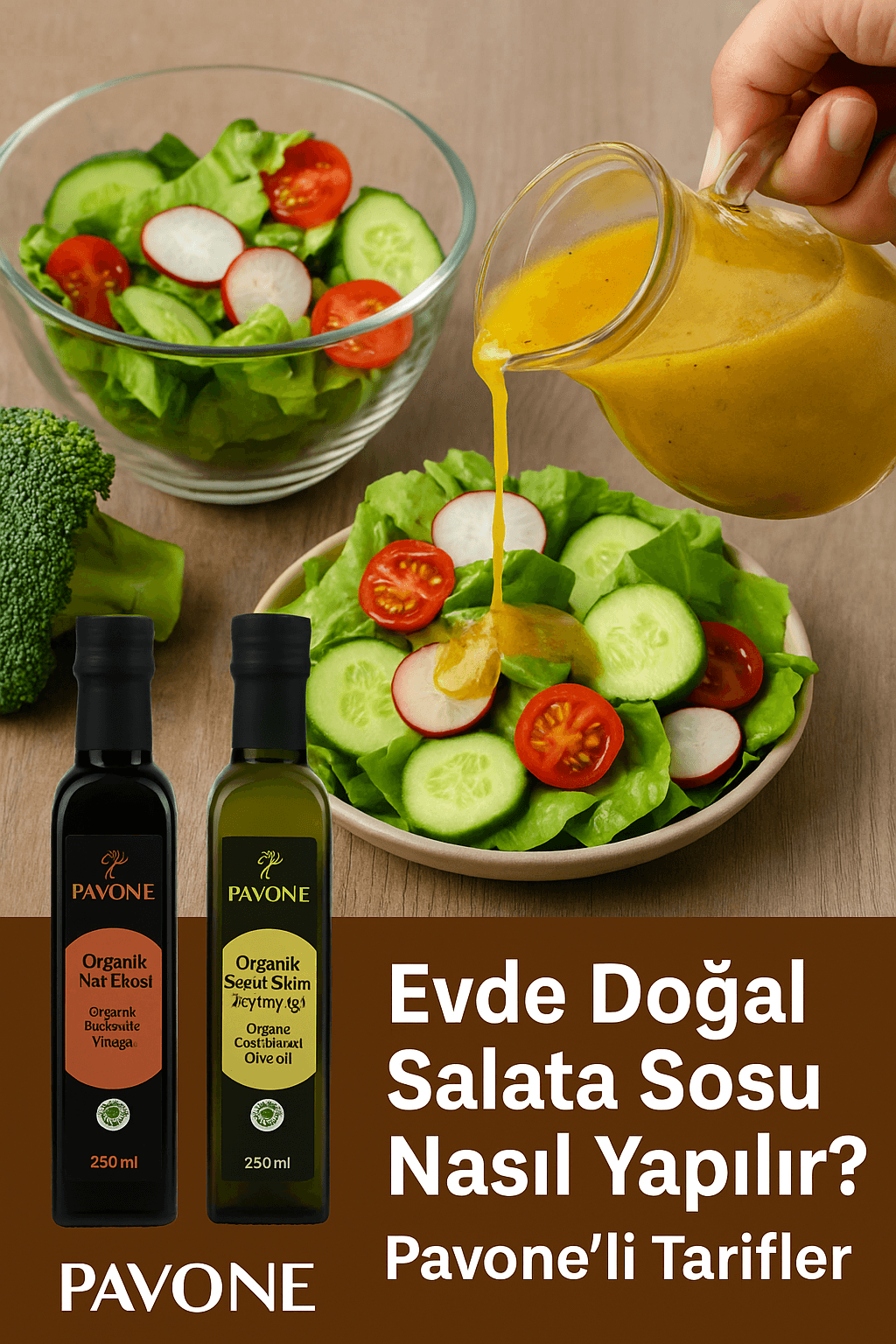 Evde Doğal Salata Sosu Nasıl Yapılır? Pavone’li Tarifler