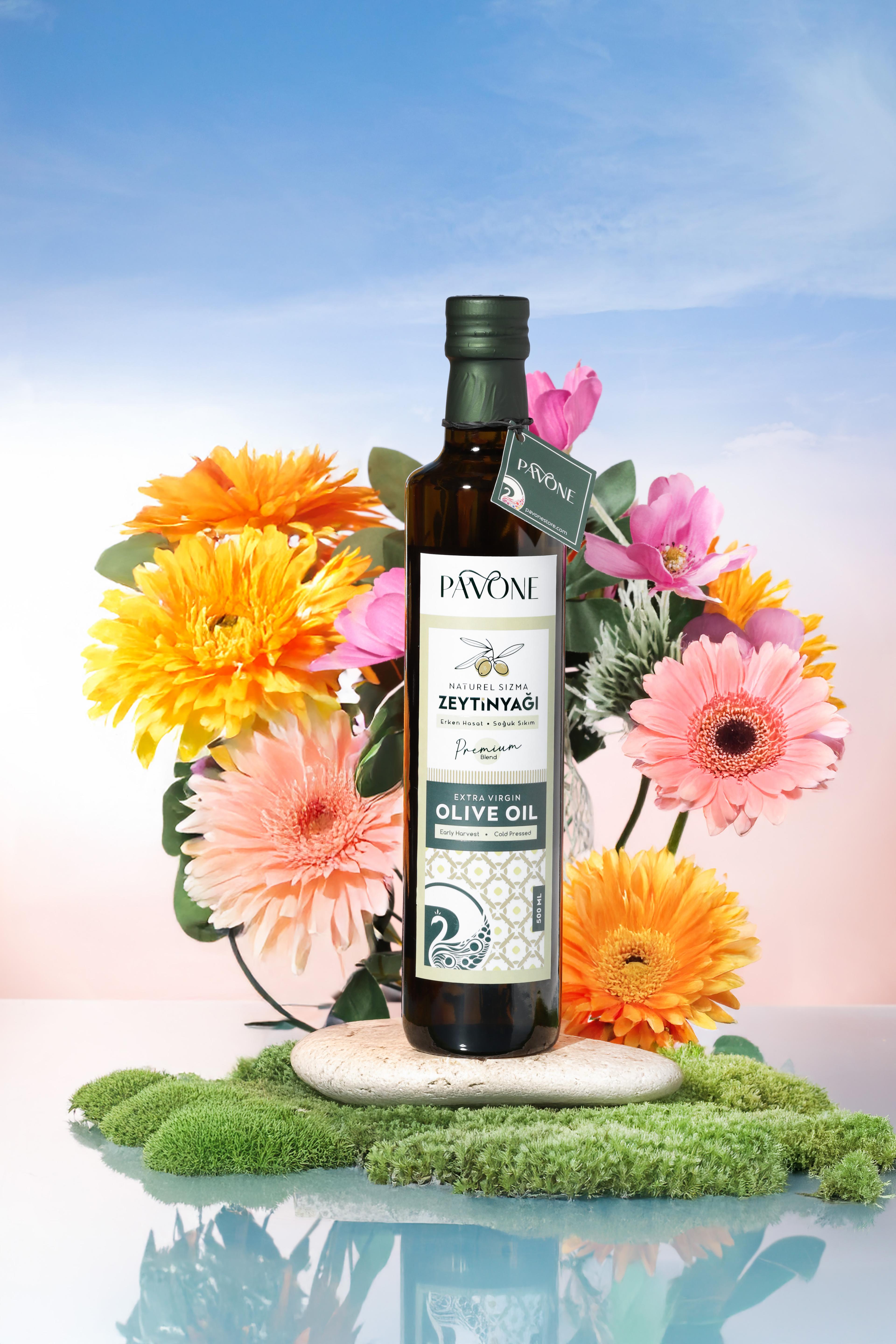 Erken Hasat Soğuk Sıkım Naturel Zeytinyağı 500ml.