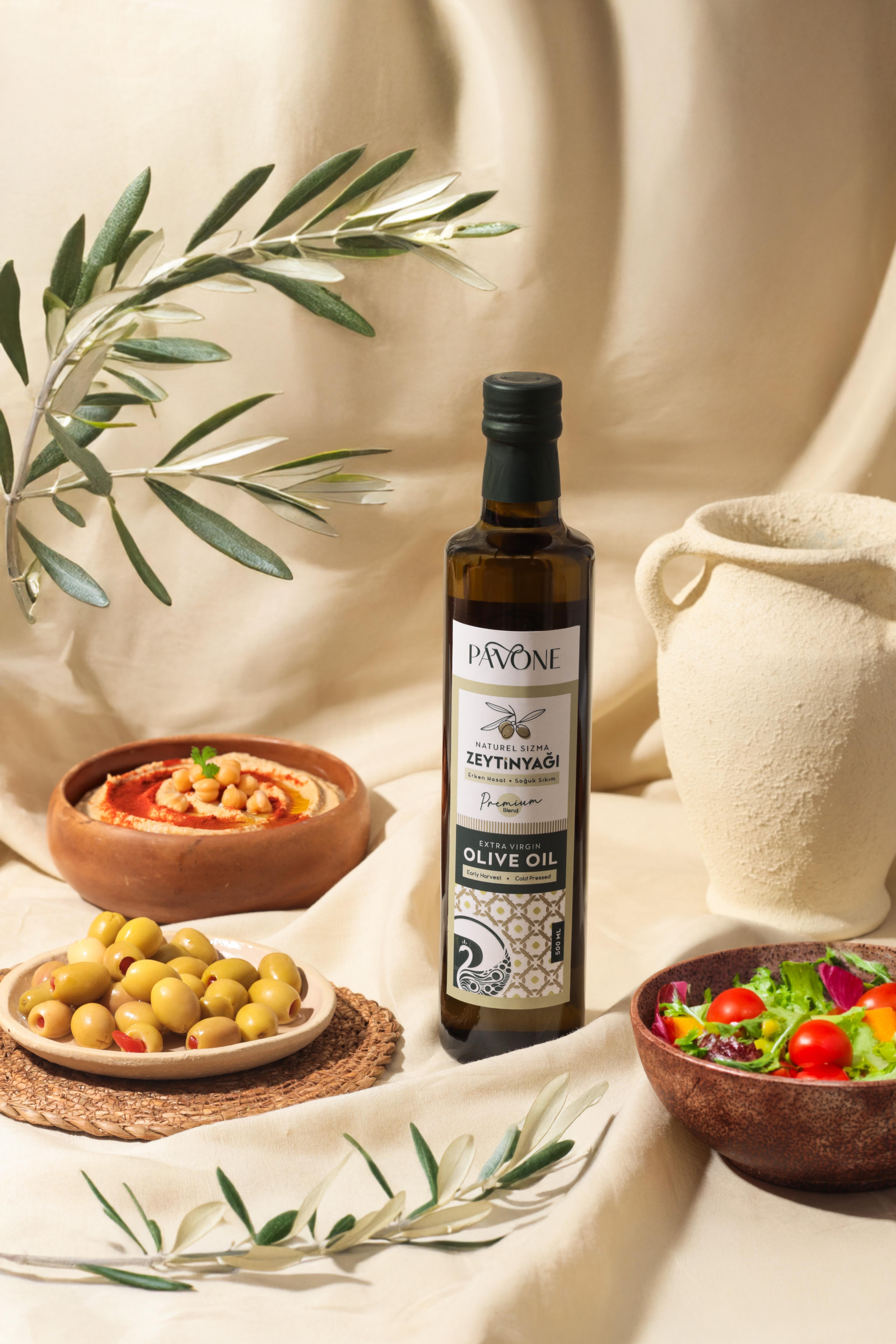 Erken Hasat Soğuk Sıkım Naturel Zeytinyağı 500ml.