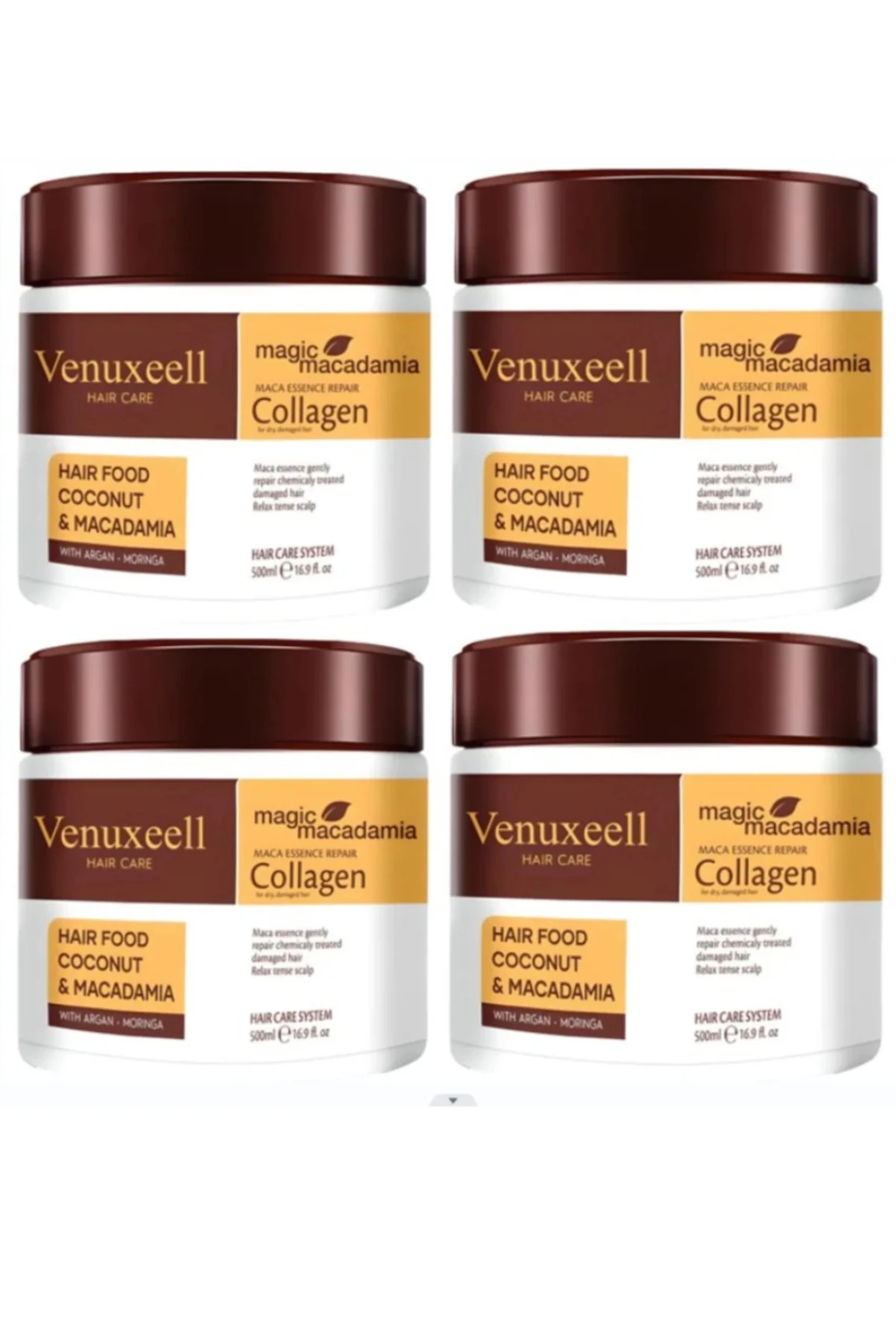 Aşırı Yıpranmış Saçlar Için Onarıcı Saç Maskesi 4'li Set