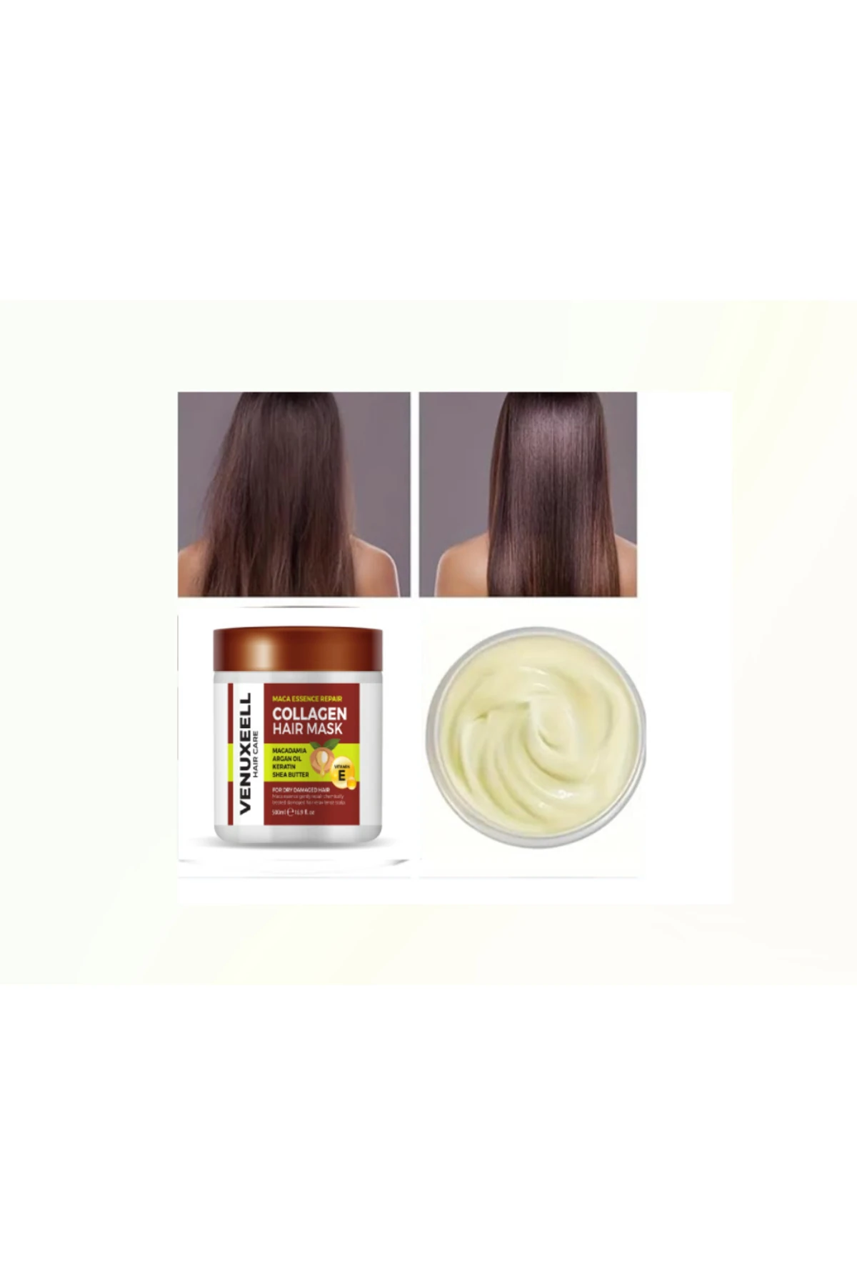 Kuru Ve Yıpranmış Saçlar Için Besleyici Onarıcı Keratin Bakım Etkili Yoğun Saç Bakım Maskesi 250ml