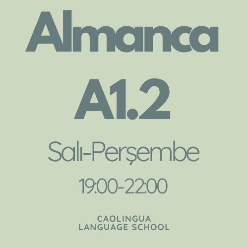 Online Almanca A1.2