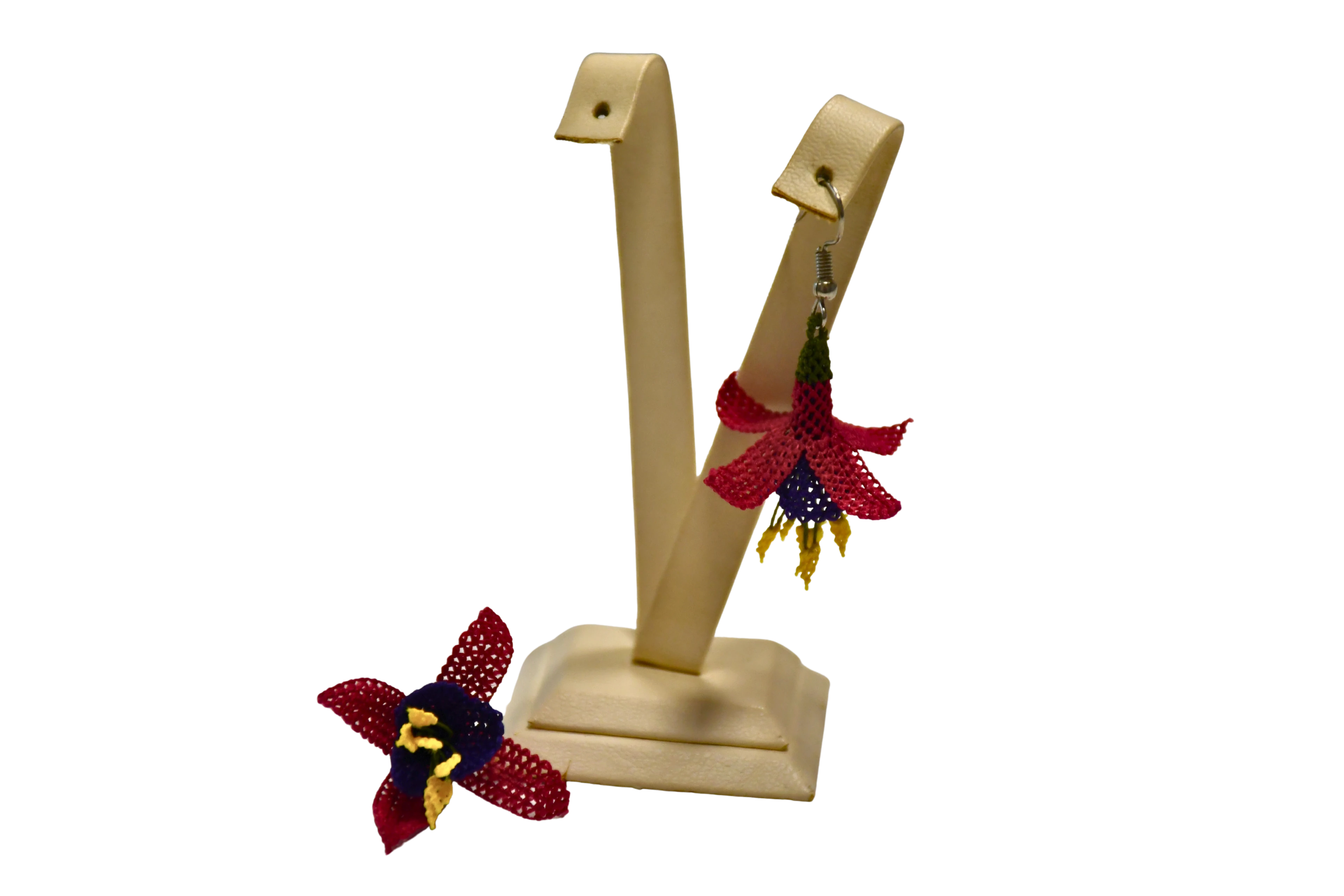 Küpe Çiçeği - İğne Oyası Küpe