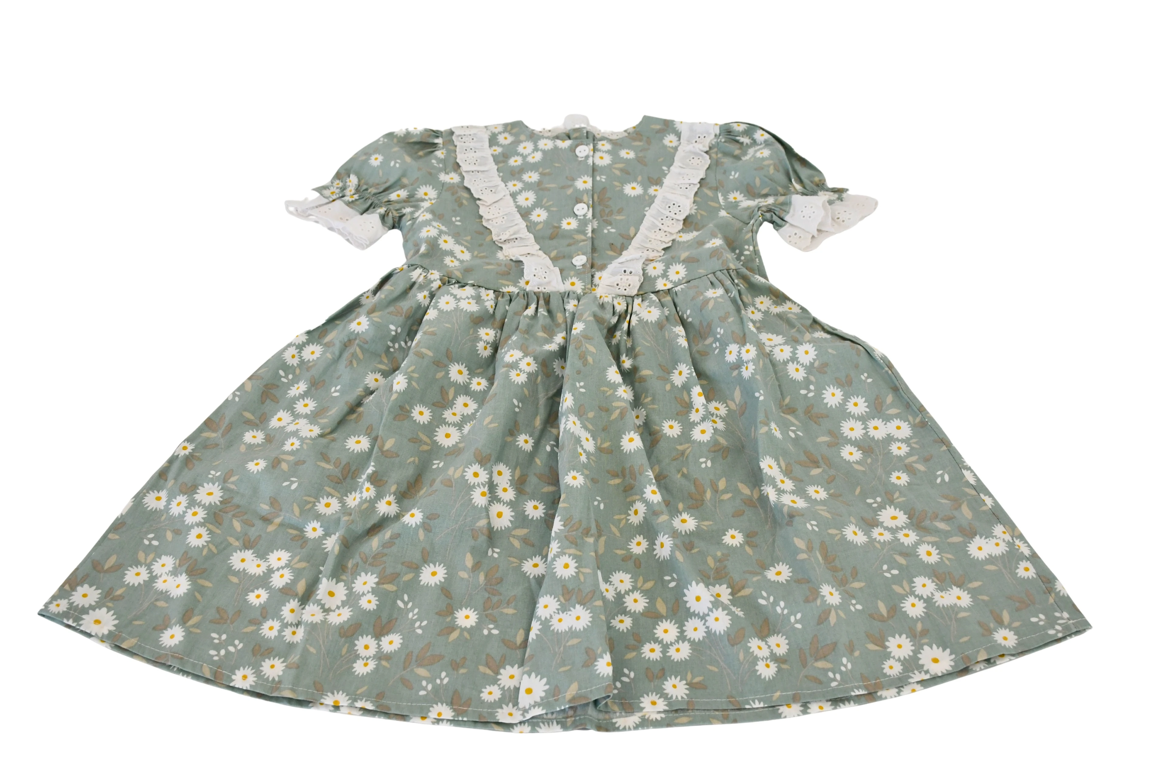 Pamuk Kumaş Kız Çocuğu Elbise