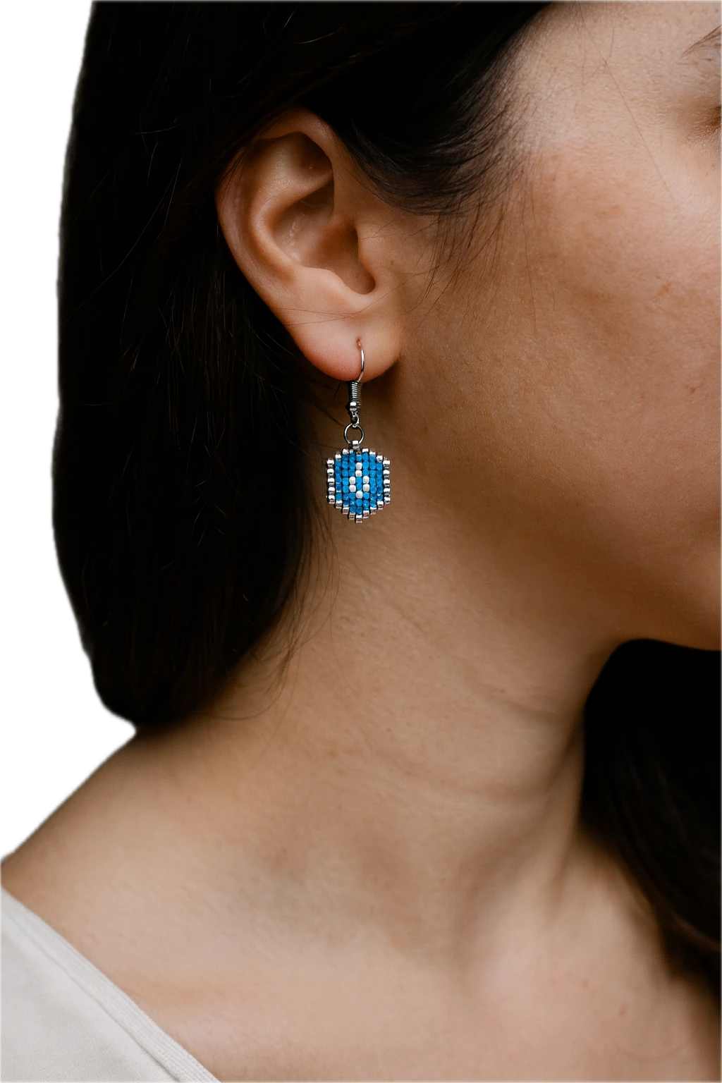 Nazar Boncuklu Küpe