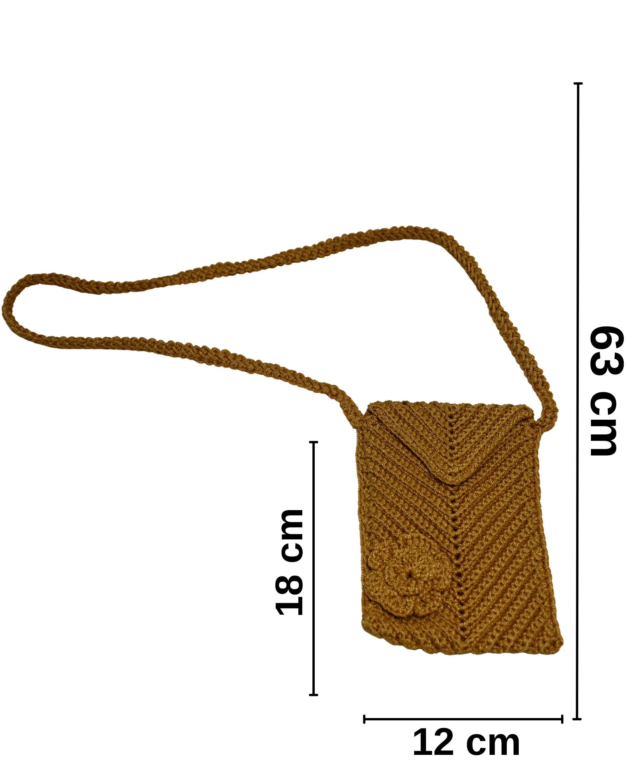 Örgü Telefon Çantası