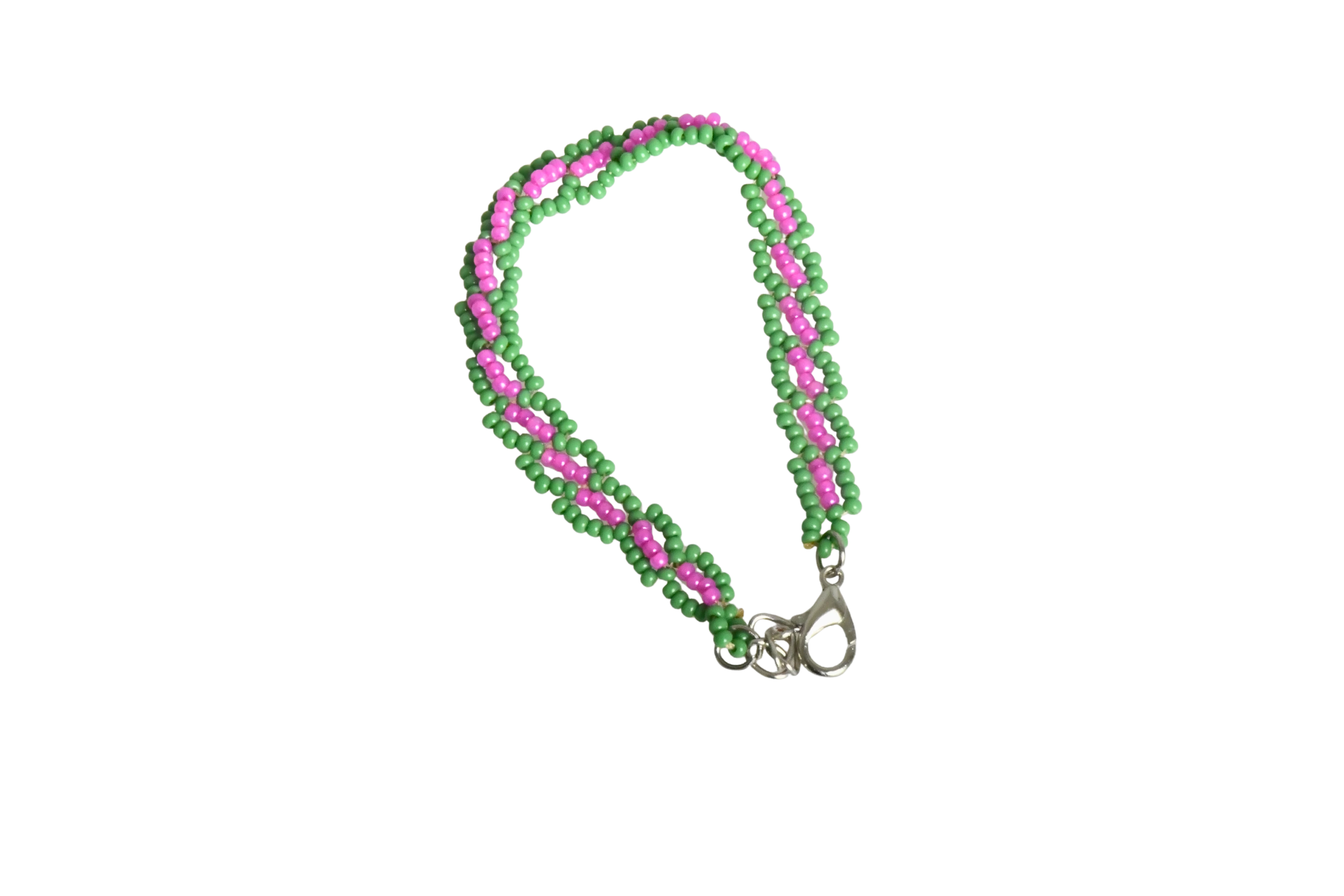 Yeşil Pembe Bileklik