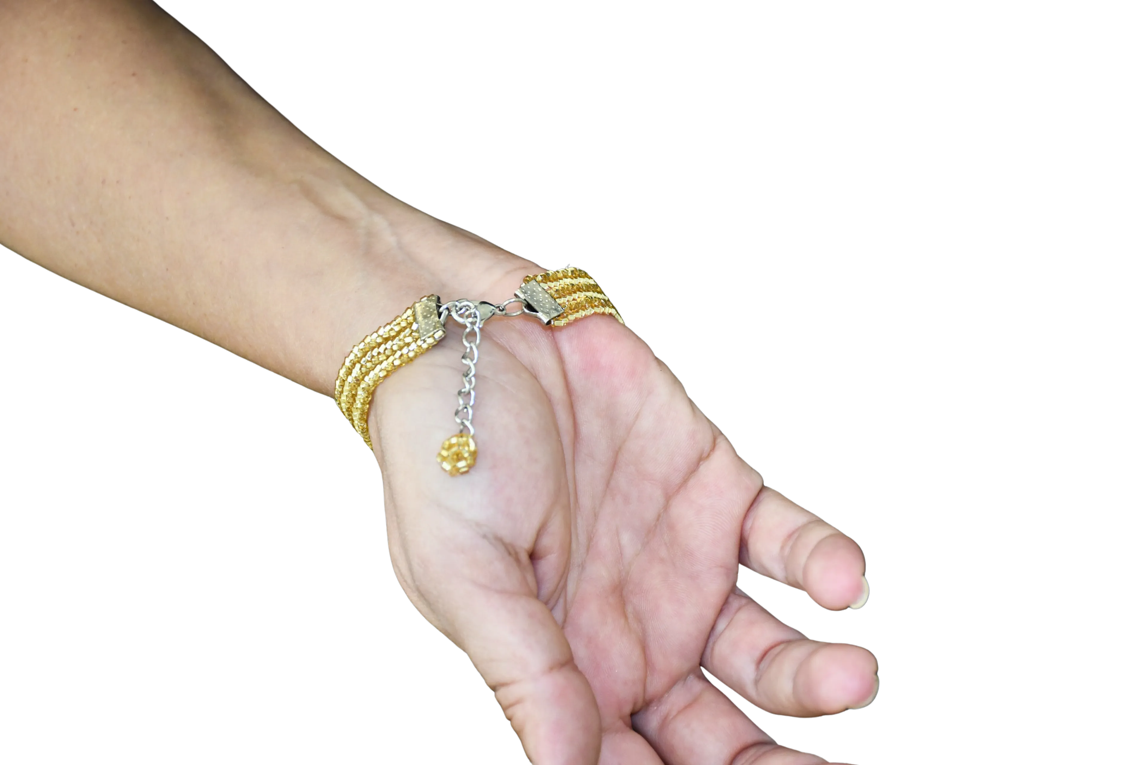 Boncuk Sarı Bileklik