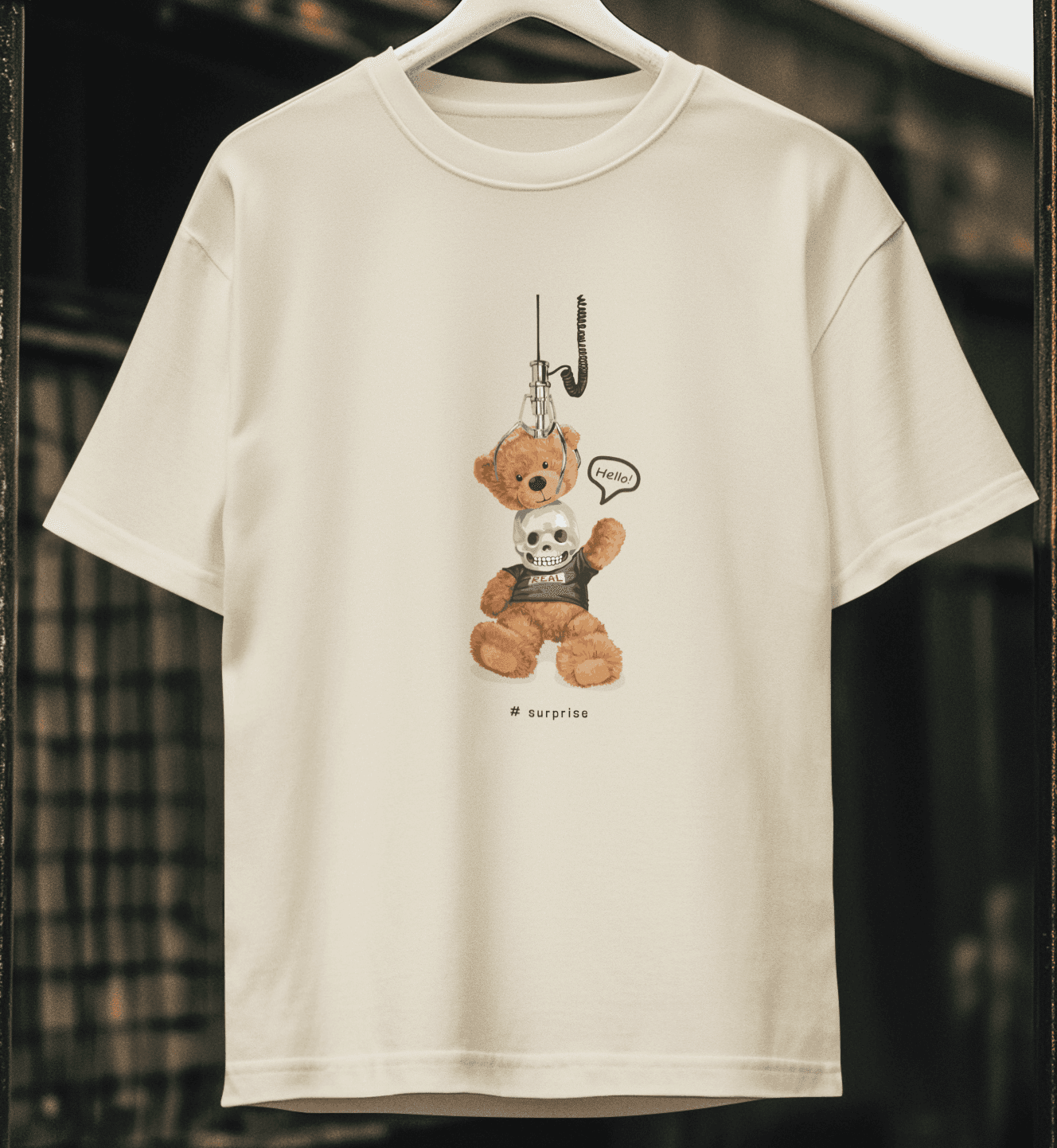Surprise Bear Oversize Tişört