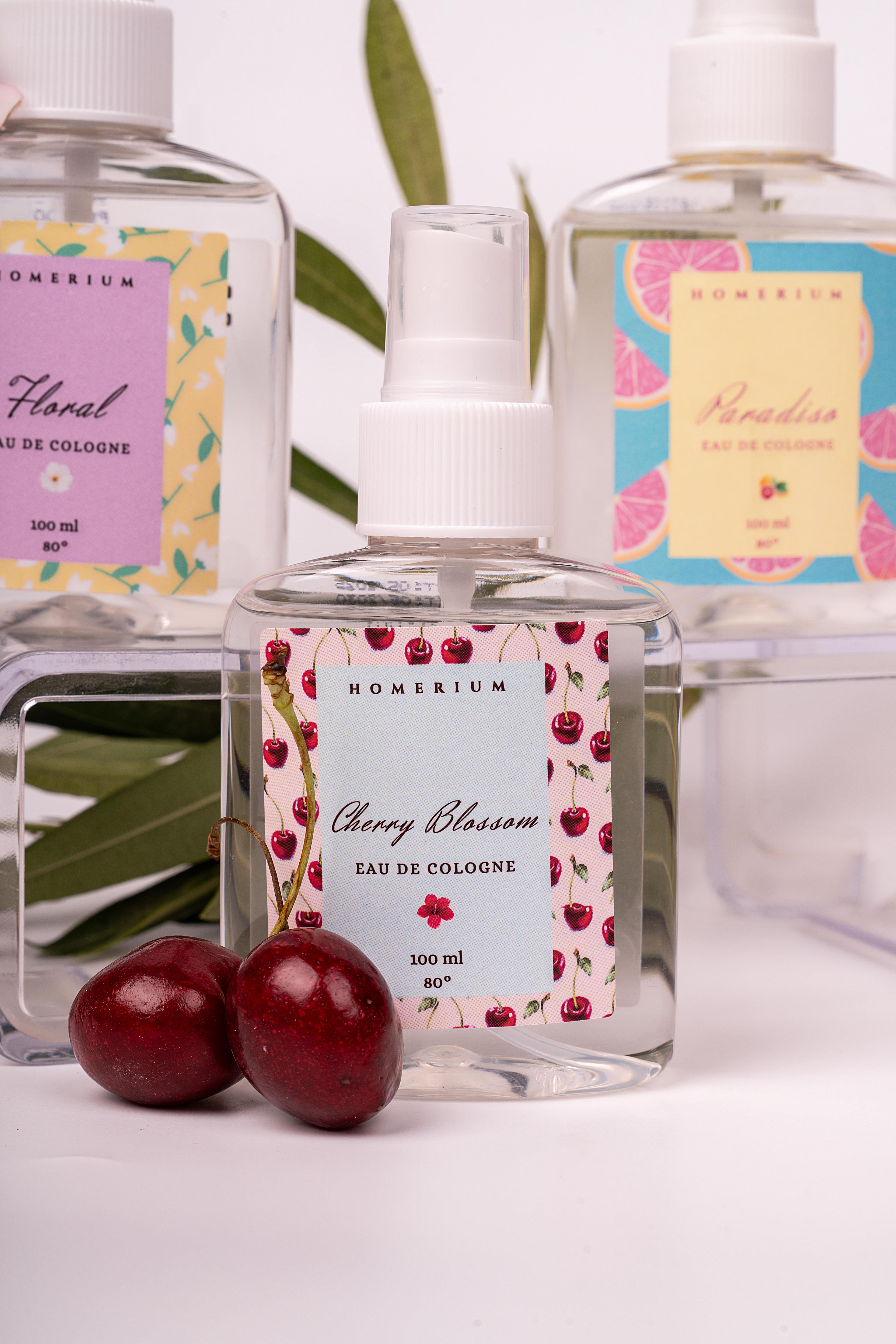 Parfümlü Kolonya Seti 100 ml Sprey x 6 adet