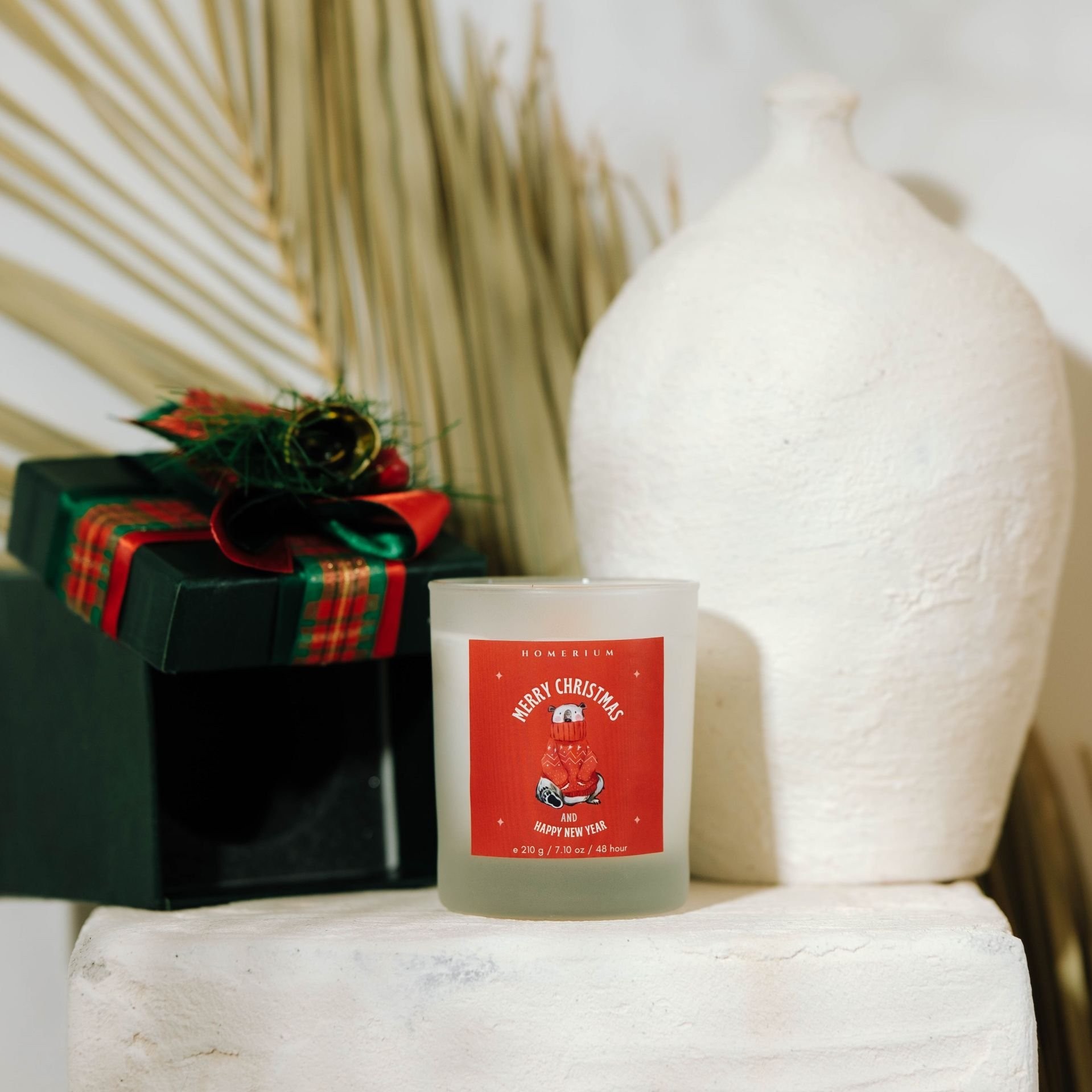 New Year Series Matte White Spiced Soy Candle 250 gr