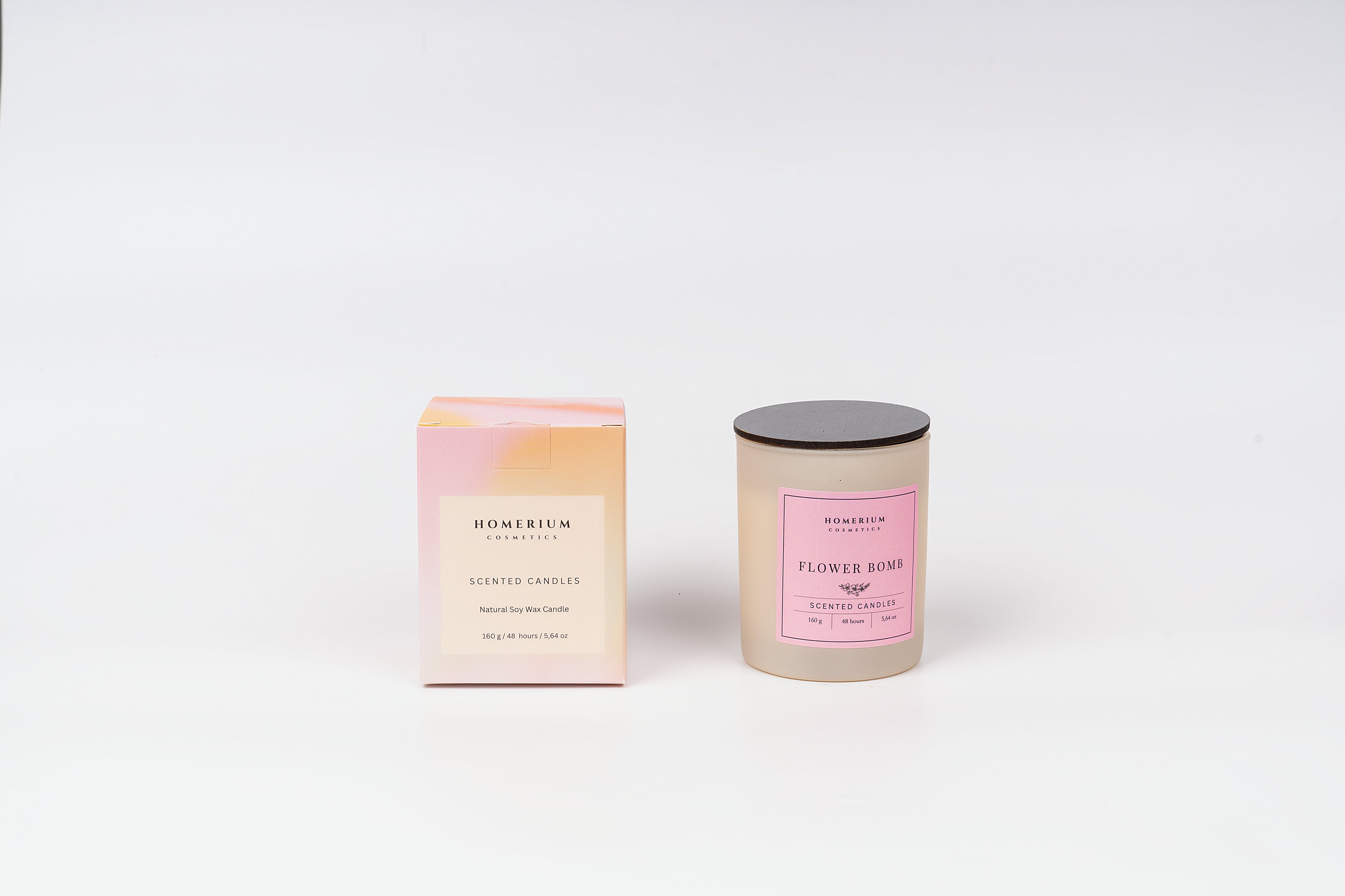 Flower Garden Soy Wax Candle 160 g Bej