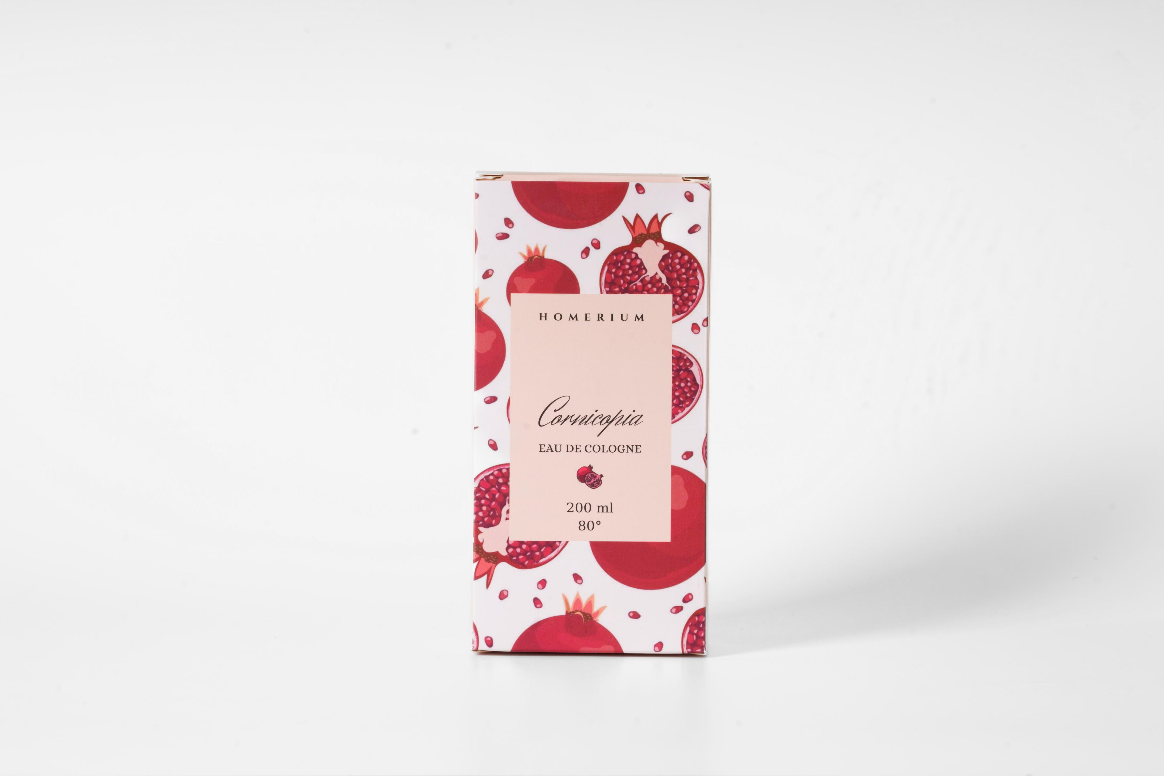 Cornicopia Parfümiertes Kölnisch Wasser Granatapfel 200 ml
