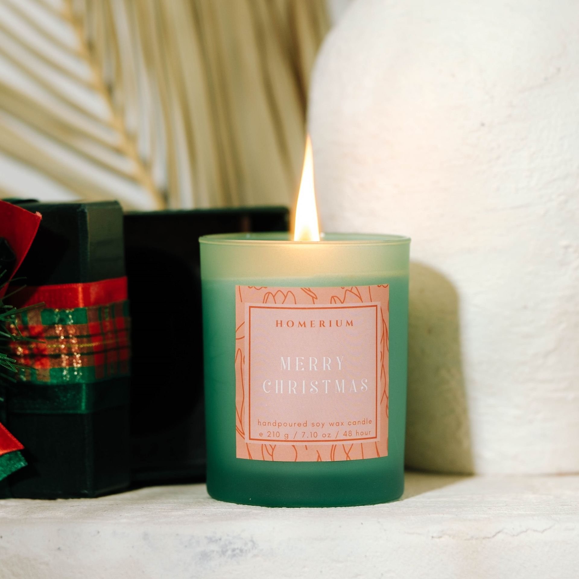 New Year Series Mint Green Soy Candle 250 gr