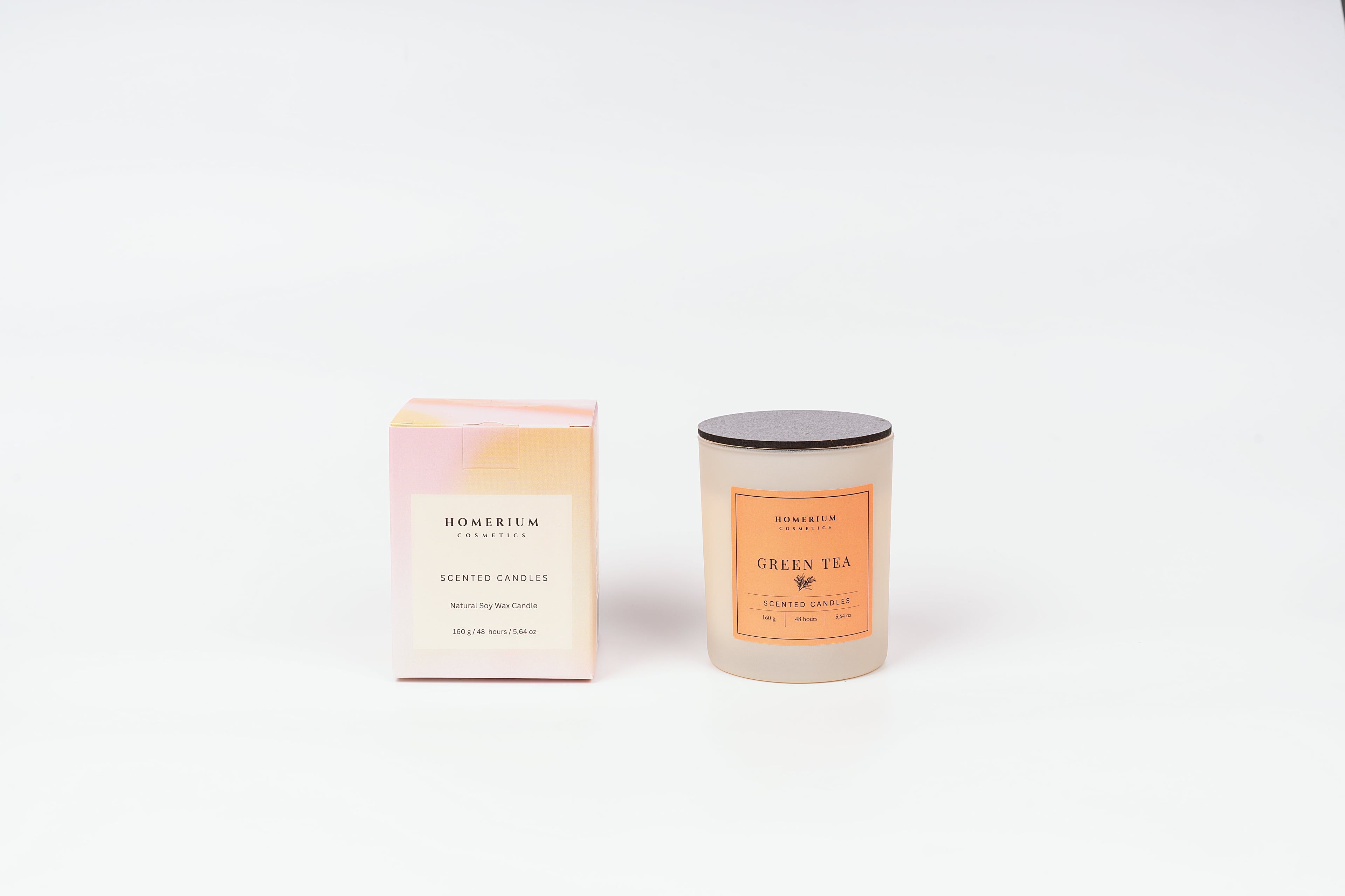 Greentea Soy Wax Candle 160 gr Bej