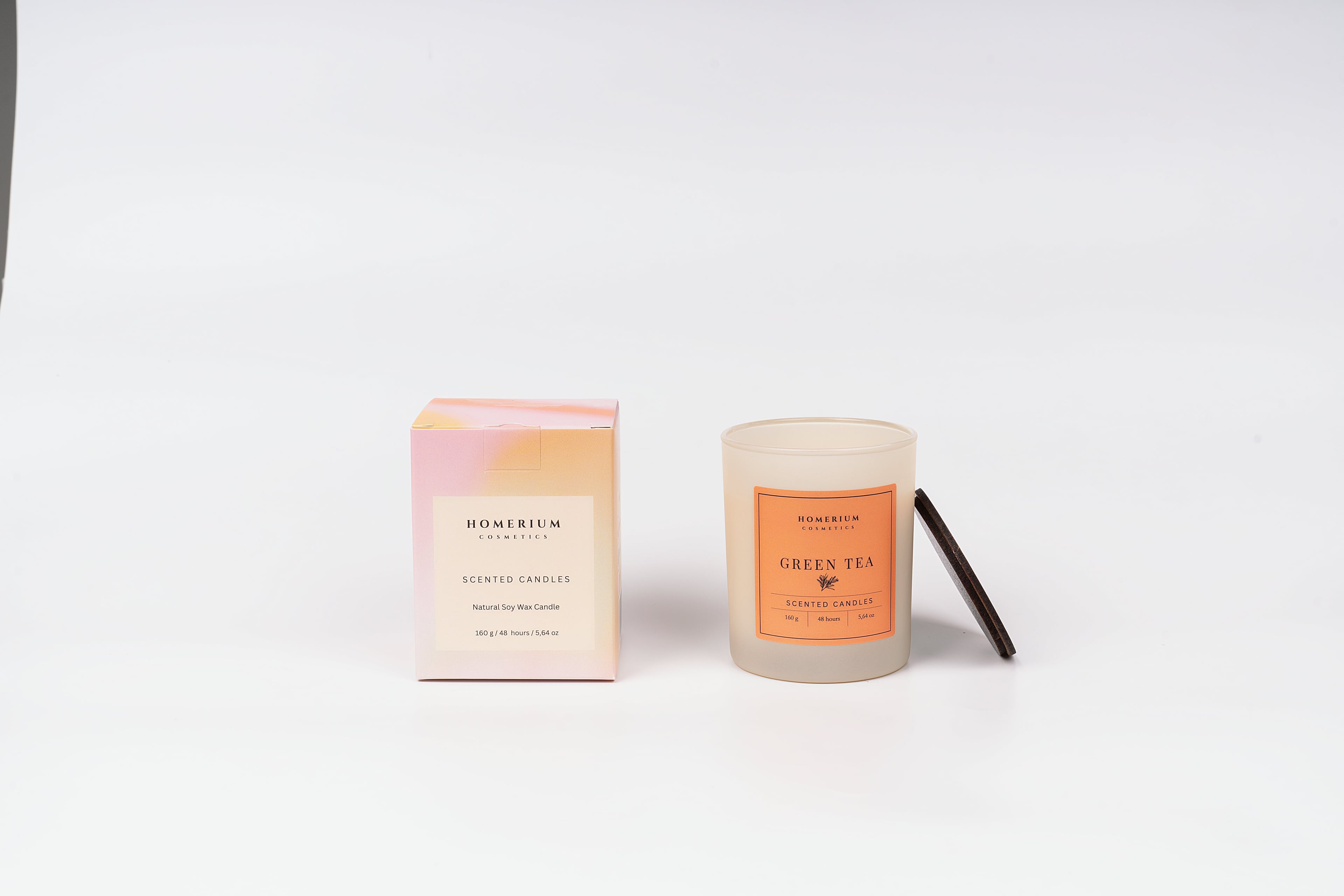 Greentea Soy Wax Candle 160 gr Bej