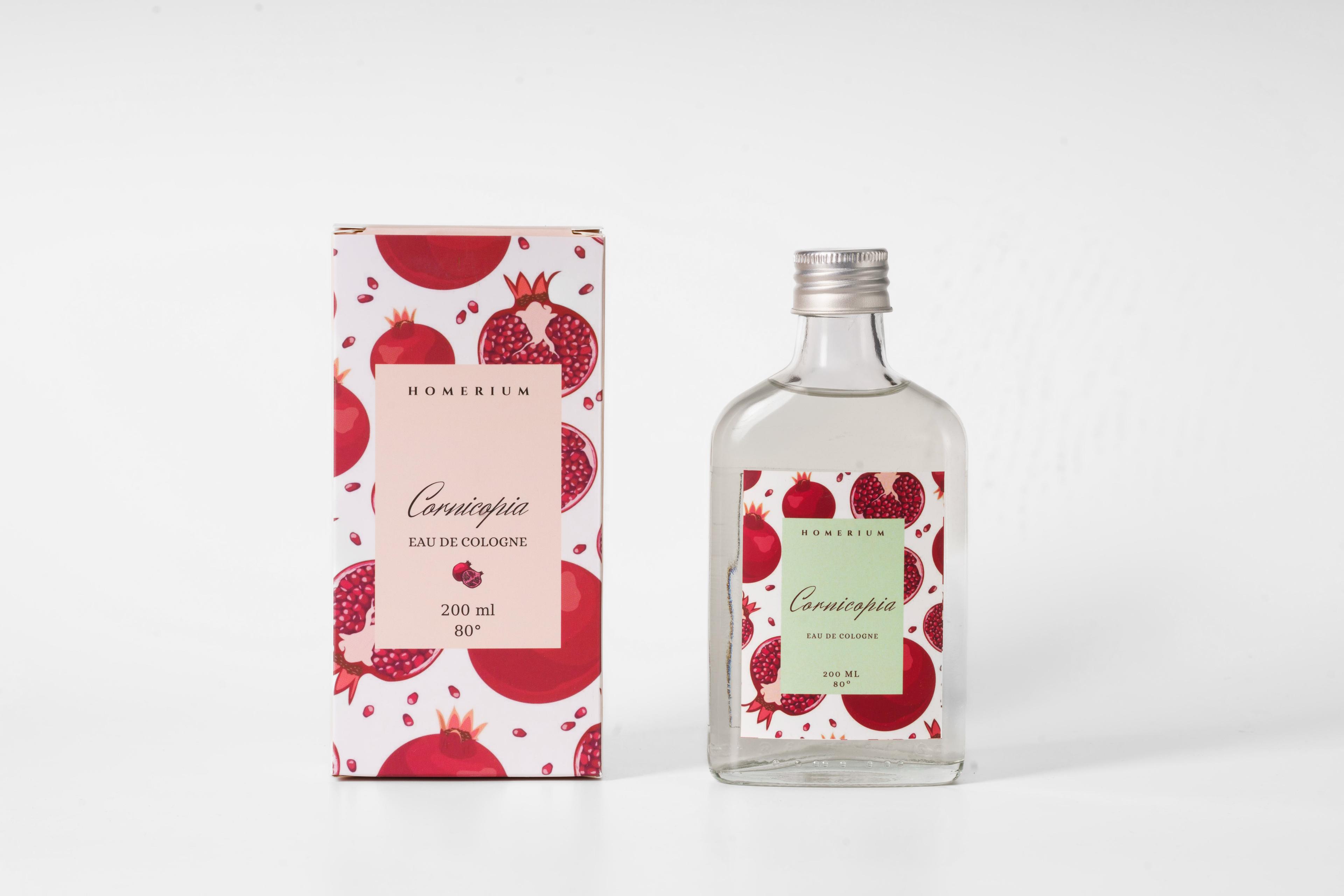 Cornicopia Parfümiertes Kölnisch Wasser Granatapfel 200 ml