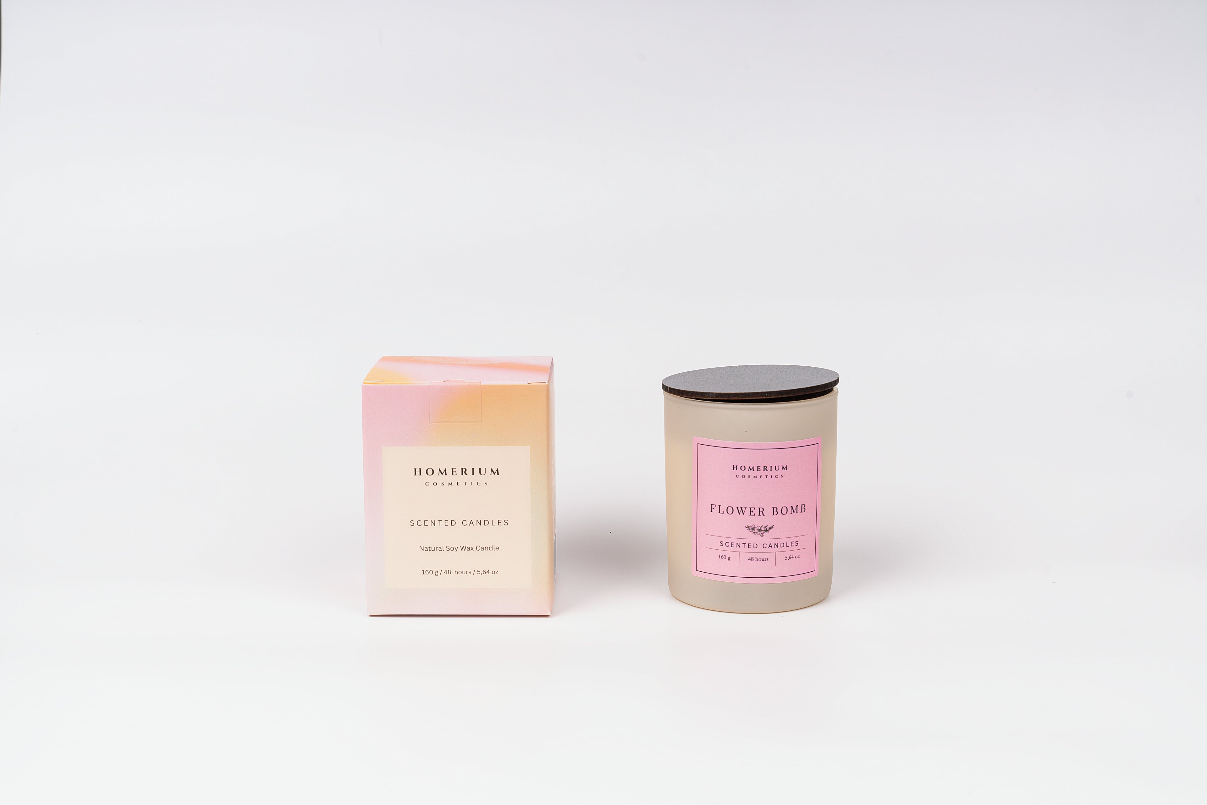Flower Garden Soy Wax Candle 160 g Bej