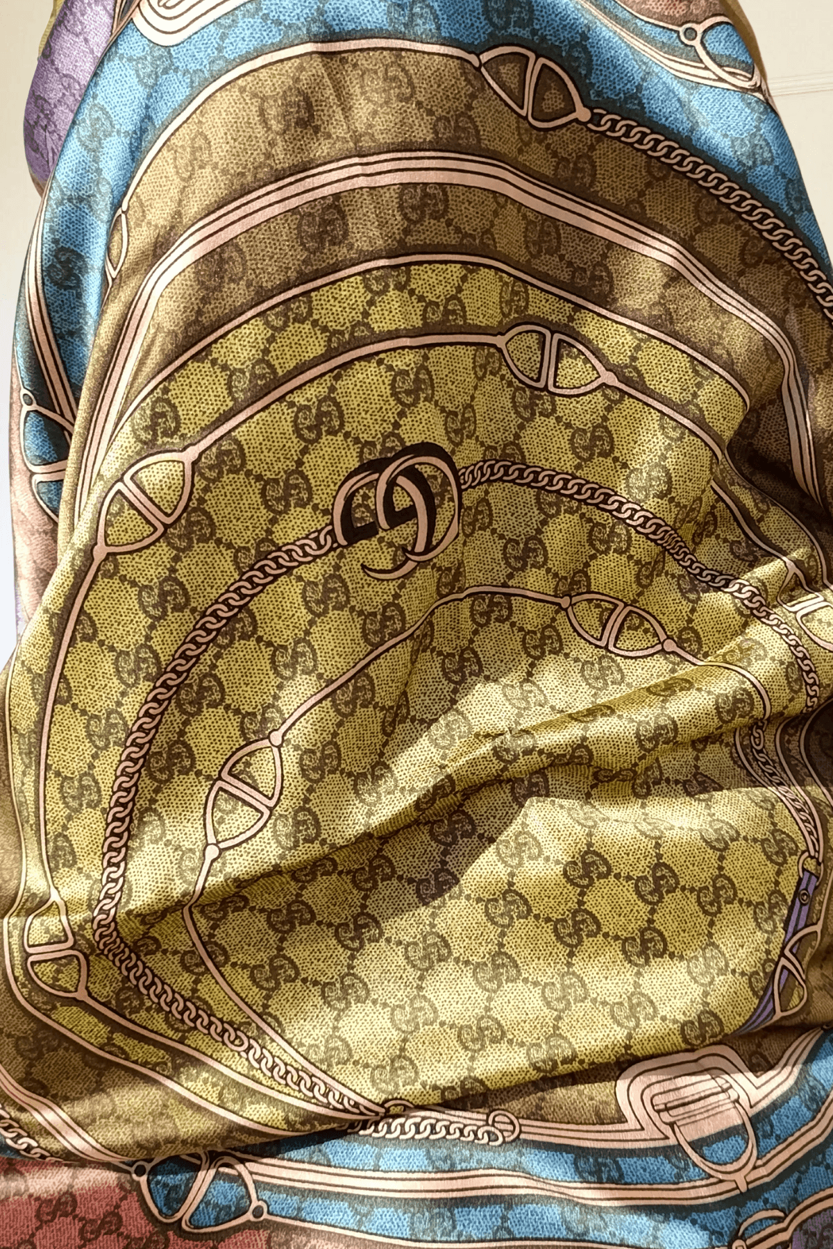 Gucci Zincirli - İthal İpek Vual Şal