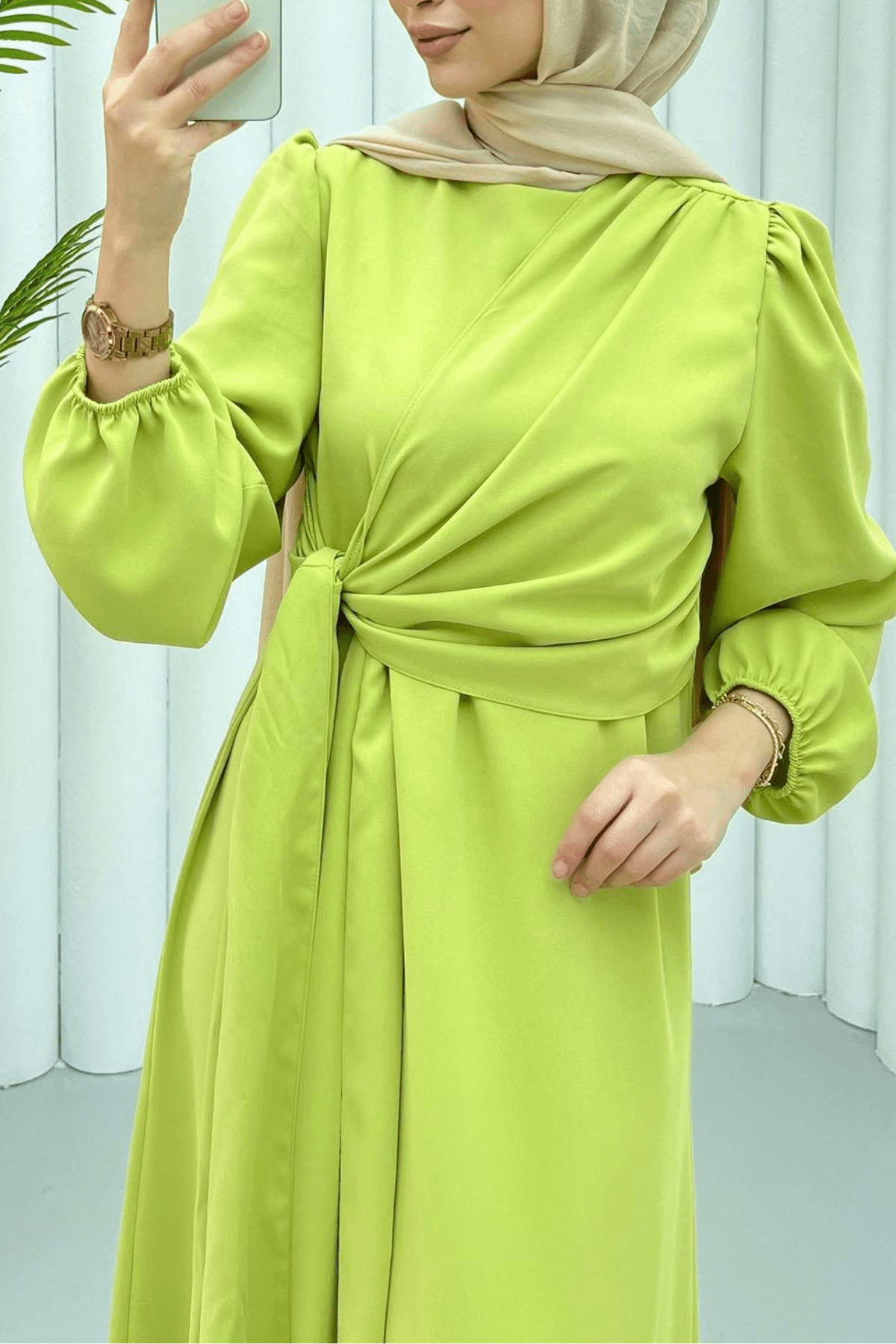 Linda Kuşaklı Elbise