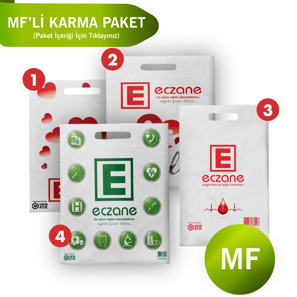 MF'li Karma Paket (El Geçme, 4 Farklı Boyut Bir Arada)