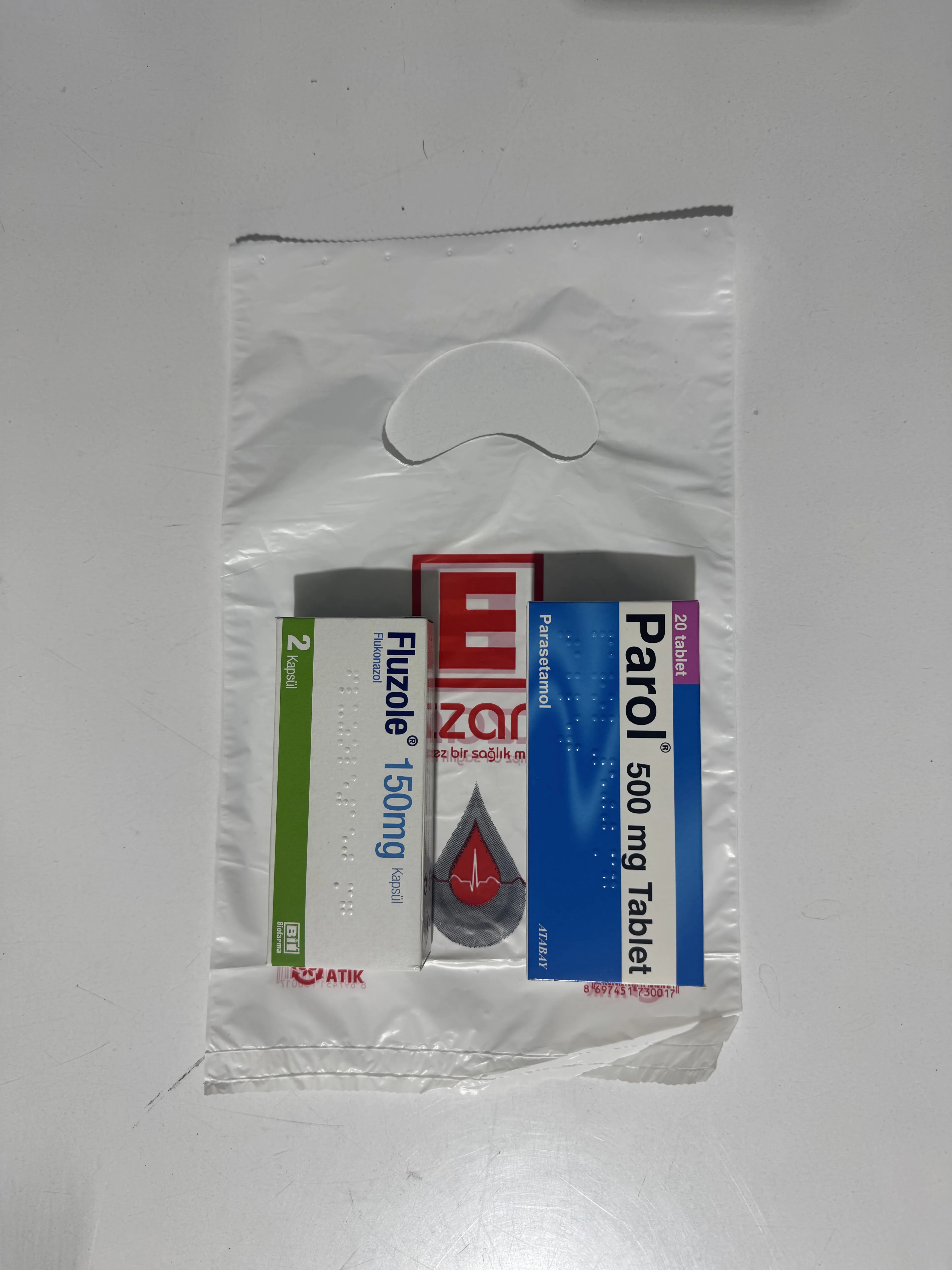 Mini El Geçme Eczane Poşeti 16x27 cm | Eczaneposetim