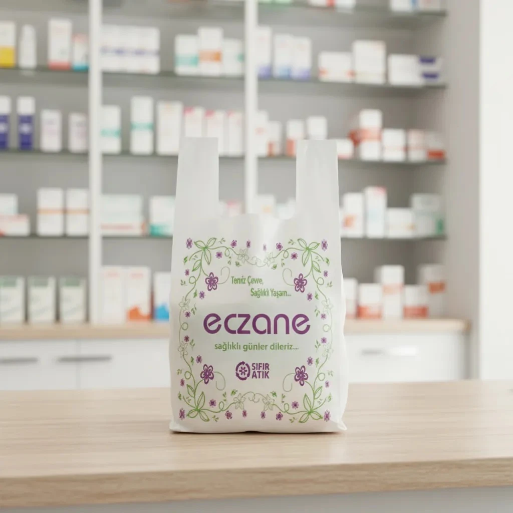 Büyük Boy Atlet Bio Eczane Poşeti 30x60 Cm - 500 Adet