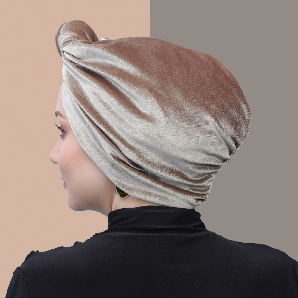 Kadife vizon düğüm bone