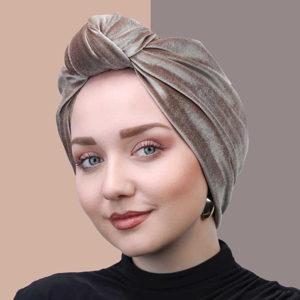 Kadife vizon düğüm bone