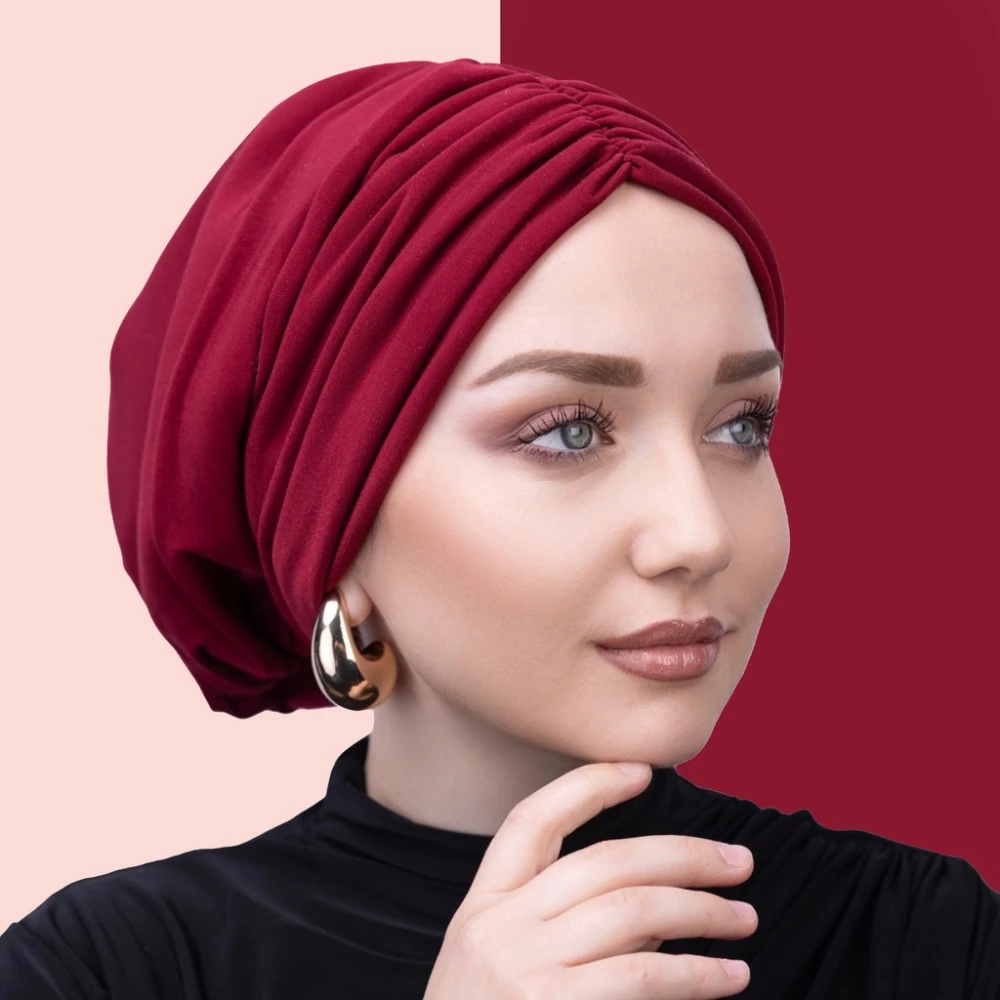 Bordo drapeli dolgulu bone