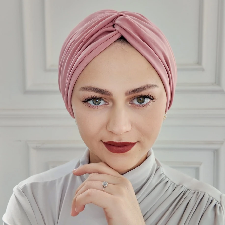 Pembe düğüm dolgulu hazır bone