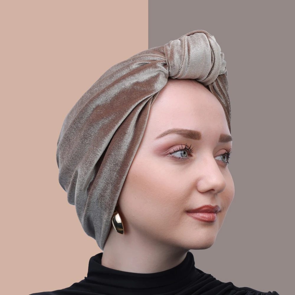 Kadife vizon düğüm bone