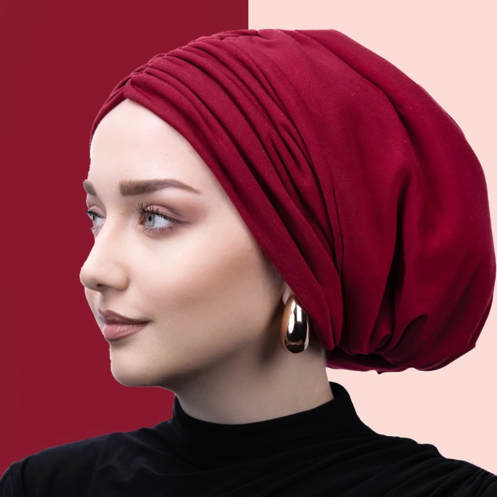 Bordo drapeli dolgulu bone