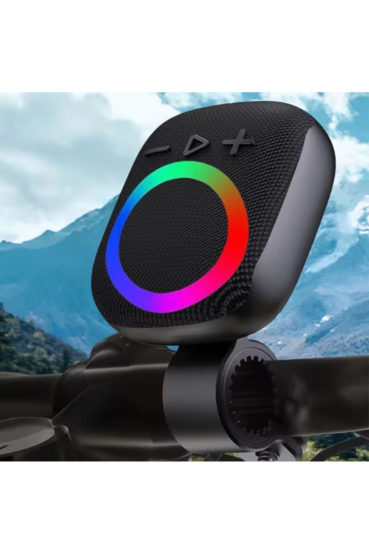 Speaker Bluetooth Bisiklet Gidon Uyumlu Kablosuz Hoparlör Suya Dayanıklı Android iPhone Uyumlu W-s3