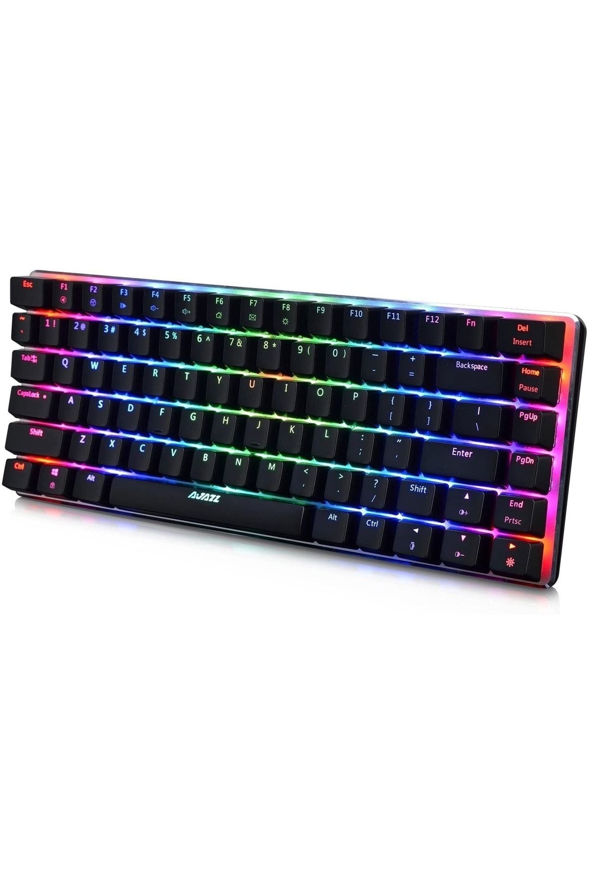 Mekanik Ingilizce Q Klavye Gaming Rgb Mavi Switch Ak33 Aydınlatmalı Edition Mekanik Klavye