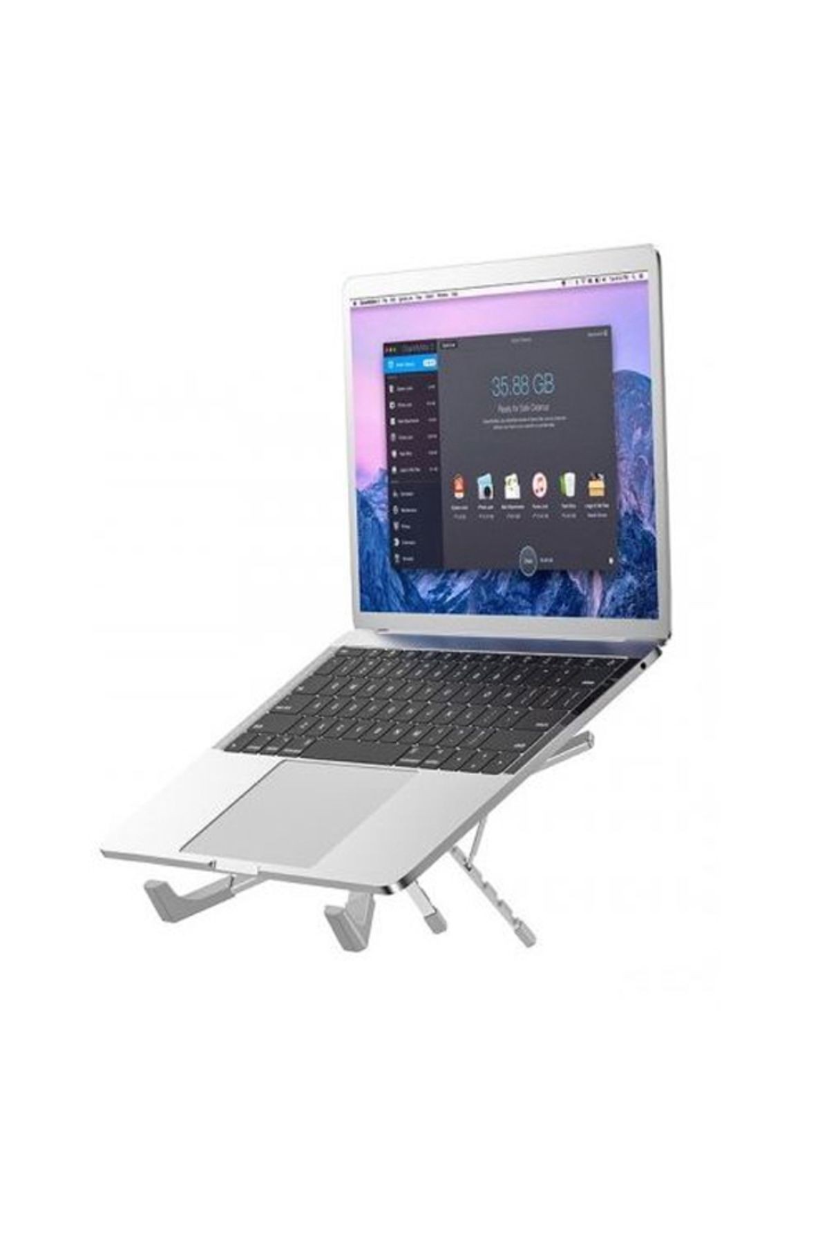 Hoco Notebook Stand Kaliteli Alüminyum Alaşım Dizüstü Bilgisayar Stand Katlanabilir Taşınabilir PH51