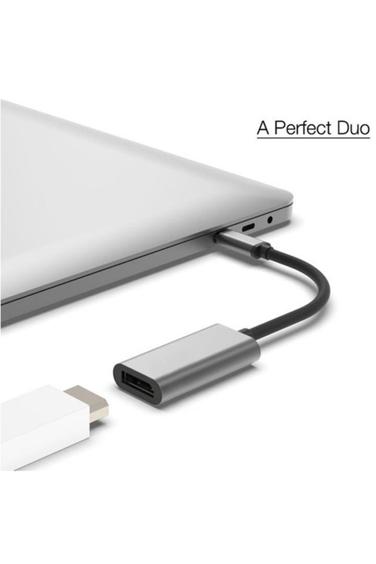 Type-C to Displayport Adaptör USB C DP Çevirici Notebook PC Bilgisayar Uyumlu HC67