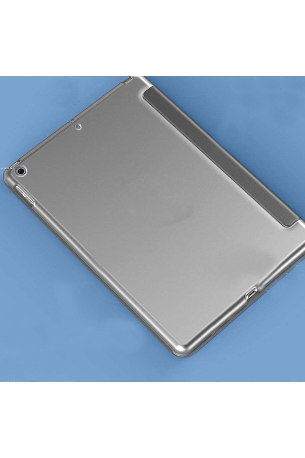 Apple Ipad 2022 10.9 Ile Uyumlu Arkası Şeffaf Mika Kılıf Tablet Smart Kılıf -kalem Koyma Yeri Yoktur