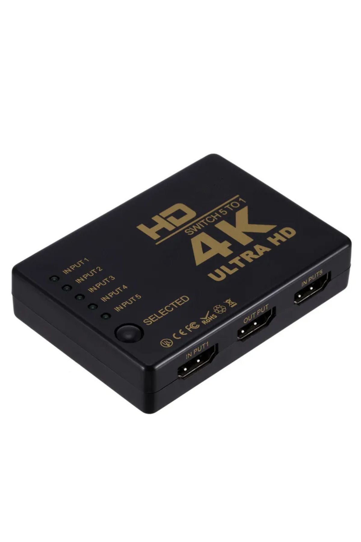 Tv Için Hdmi Çoklayıcı 5 Port 4k Kumandalı Ultra Hd Hdmı Switch Splitter 5port4Khdmi