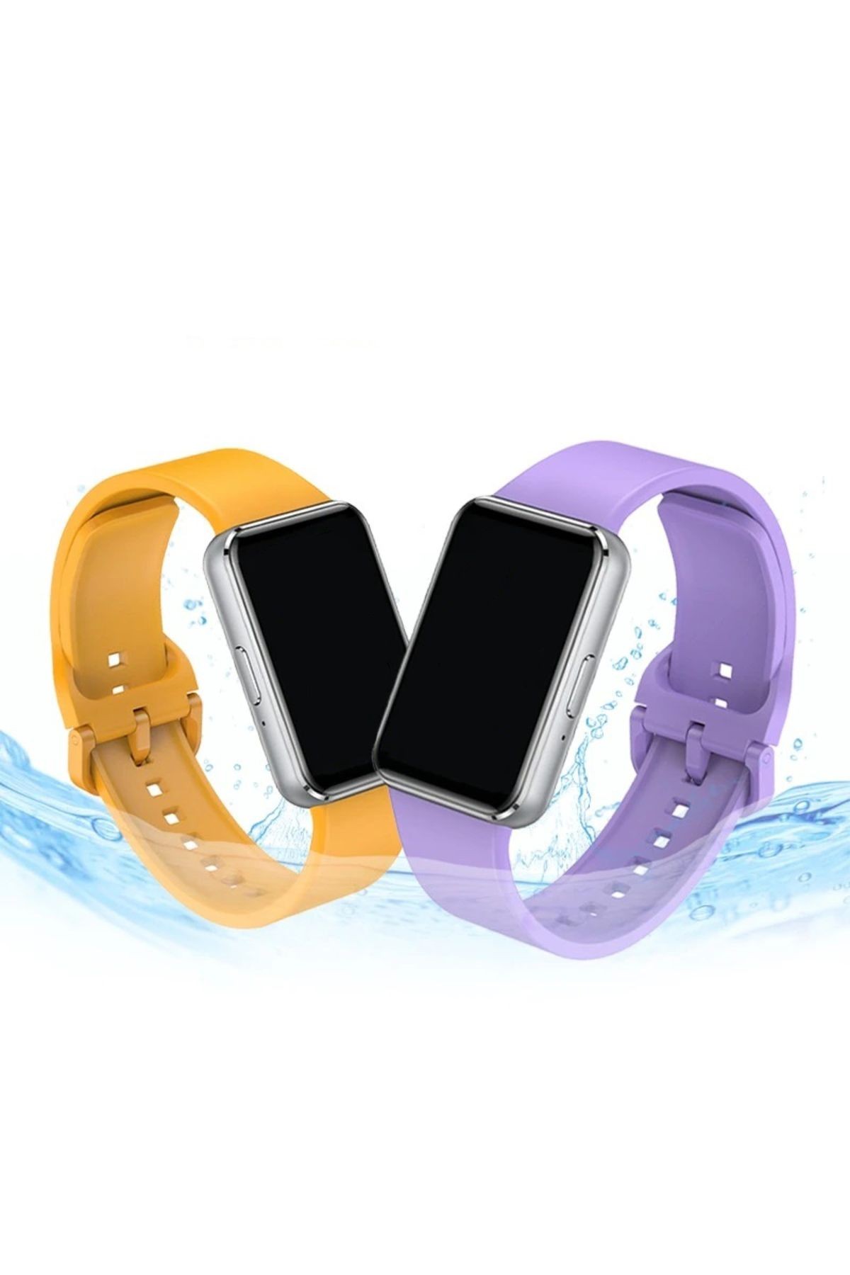 Galaxy Fit3 ile uyumlu Kayış Delikli Esnek Yapılı Tokalı Fit 3 ile uyumlu Wanderlust Spor Kordon