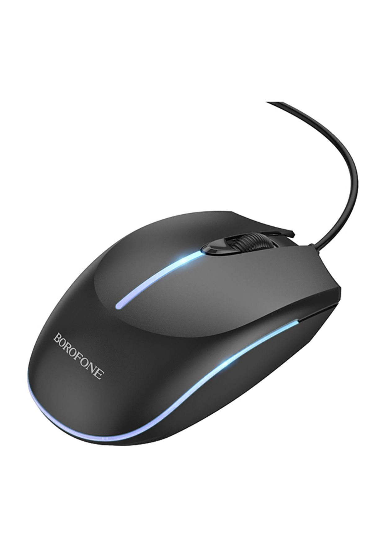 RGB Kablolu Mouse PC Notebook Laptop Dizüstü Bilgisayar için 1,5 Metre Kablo 1000DPI Siyah Renk BG10