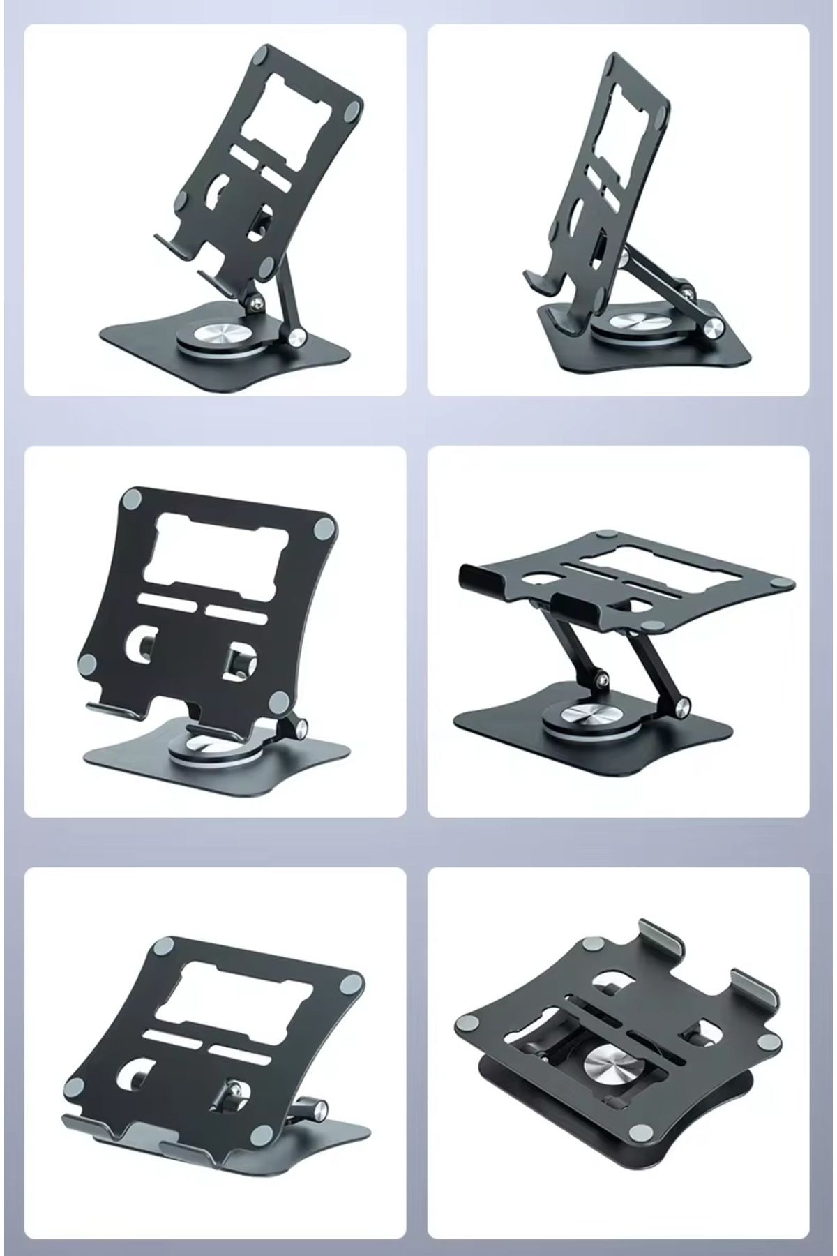 Tablet Stand Alüminyum Alaşım Profesyonel Tablet Standı 360 Derece Döner 11-16 inç Tabletler G68