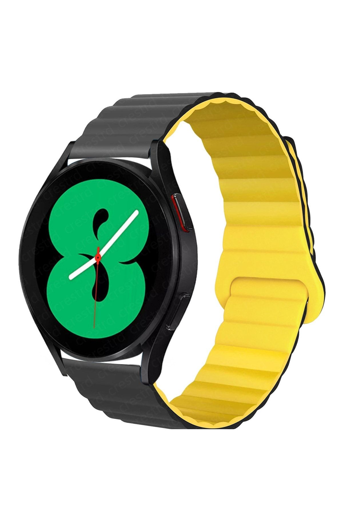 Amazfit Pace ile uyumlu Kordon 22mm Manyetik Toka Çift Renk Infatuation Hafif Spor Kayış